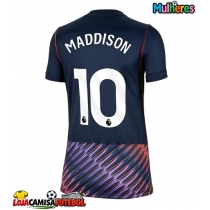 Camisa de Futebol Tottenham Hotspur James Maddison #10 Equipamento Secundário Mulheres 2026-27 Manga Curta